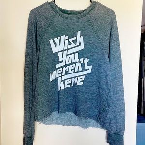 Ladies Recycled Karma graphic crewneck sweatshirt